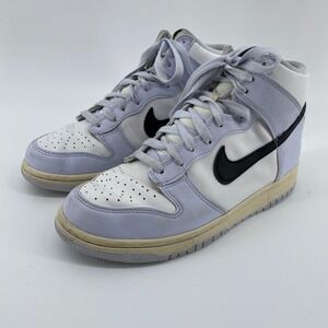 Nike Dunk Low GS 6.5Y Women 8 Light Purple White Black Sneakers Shoes DB2179 110
